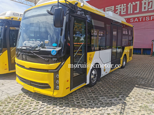 7.7m ZEV Elektrische öffentliche Busse Volllast 200 km Rechtslenkung Szenischer Shuttle Bus