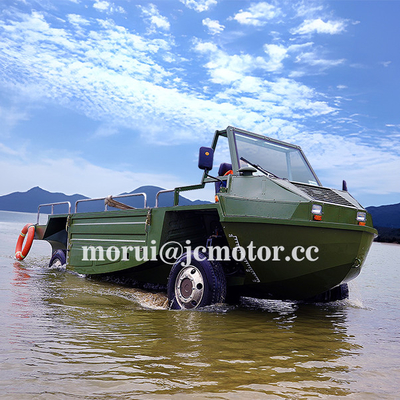 Gebrauchtes Gelände-Amphibienfahrzeug 4WD 1000kg/10-Person Kapazität Hybrid- und Kraftstoffversionen für Land und Wasser
