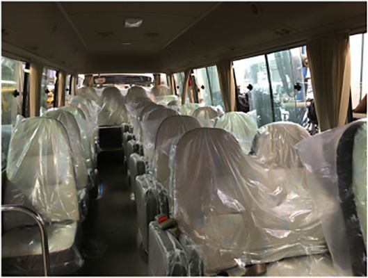 Sitze 110km/H des Allisions-Automatikgetriebe-Küstenmotorschiff-Bus-30, die 7.7m Trainer Bus exportieren