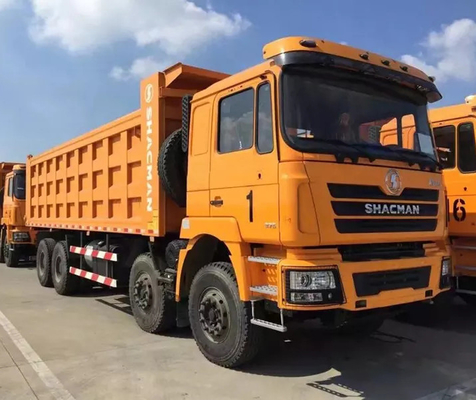 Hochleistungs-Shacman F3000 8x4 kipper-hydraulische Suspendierung des Kipplaster-Euro-2 Dieselder emissions-380hp 10MT des Fahrerhauses