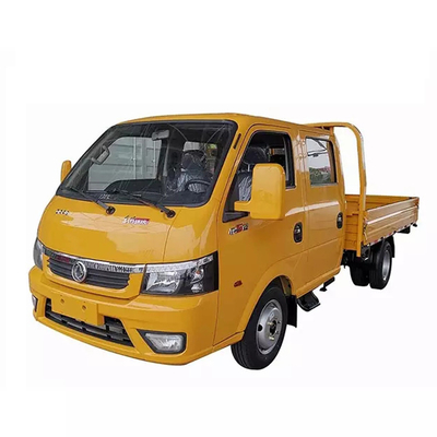 DONGFENG Leichter Fracht-LKW Doppelkabinen-Reihen-LKW-Ladefläche Fracht beleuchtet 90 PS Dieselmotor