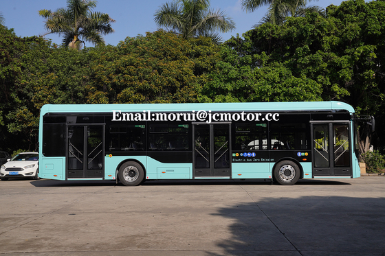 Leistungsstärke 12m EU-Konformitätsbewertungs-elektrischer Stadt-Bus-niedrige Boden-Front Rear Disc Brakes 239kw
