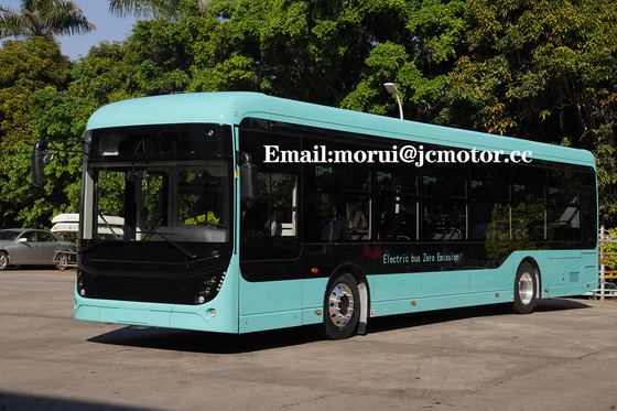 Leistungsstärke 12m EU-Konformitätsbewertungs-elektrischer Stadt-Bus-niedrige Boden-Front Rear Disc Brakes 239kw