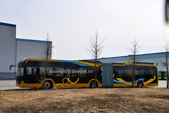 18m Gelenk-BRT FCV Wasserstoff-Brennstoffzelle Elektro-Public Bus 155 Passagier 350km Meilenlänge