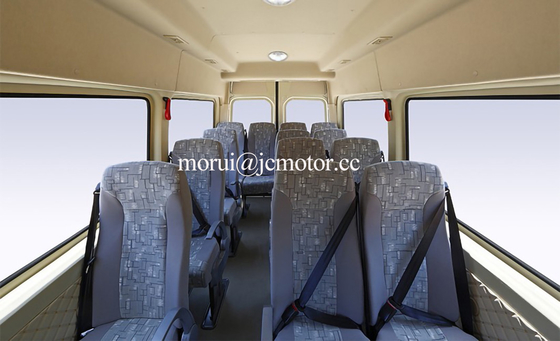 ZEV 6m Sprinter Elektrische öffentliche Busscheibenbremse 105kwh Macpherson Unabhängige Vorderfahrung