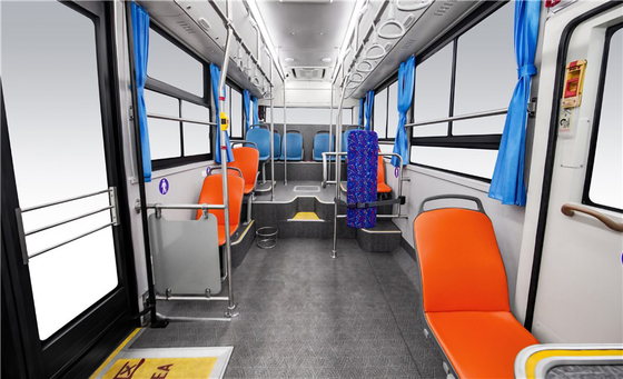 Individuell angepasster 7m ZEV Electric Public Bus 22 Sitzplätze Vollladung 250km Mitarbeiter Shuttle Bus