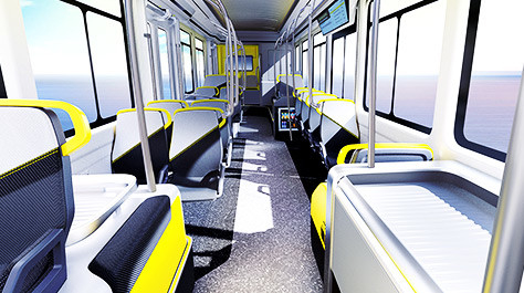 Elektrische Stadt CRRC transportiert Sitzoptionale Konfiguration 12m 500KM Kilometerzahl30