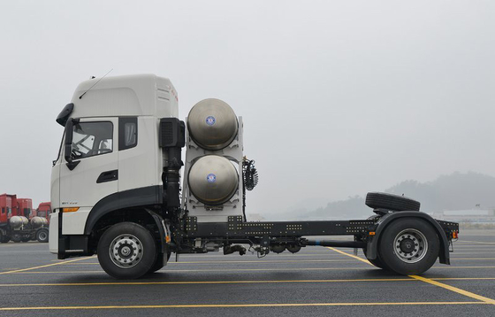 Maschinen-Zugkraft-Masse des Güterverkehr-LNG CNG des Sattelzug-500HP 32,4 Tonne