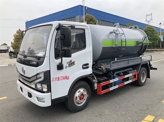 Kleiner Behälter-Dieselmotor 4,7 CBM des DONGFENG-Abwasser-Vakuumtanker-6MT