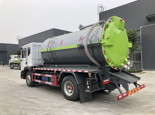 Mittlerer fäkaler Saug-LKW Abwasser-Saugtanklastzug 11,5 CBMS Diesel200 HP