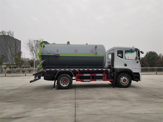 Mittlerer fäkaler Saug-LKW Abwasser-Saugtanklastzug 11,5 CBMS Diesel200 HP