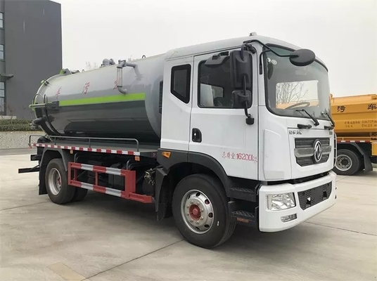 Mittlerer fäkaler Saug-LKW Abwasser-Saugtanklastzug 11,5 CBMS Diesel200 HP