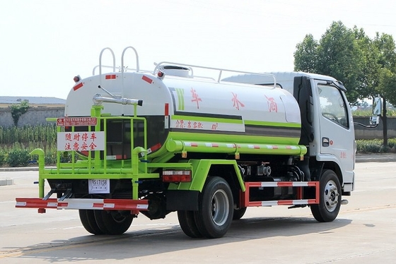 5 Volumen des Kubikmeter-Straßen-Bewässerungslkw-4x2 6M Single Row Loading