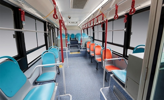 8.5m 27 Kilometerzahl Sitzer-Luxusbus-reine elektrische Max Passengers 50 200 - 410km