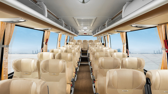 Sitzer-linke Steuerung 4300mm Achsabstand-touristischer Zug-Bus Pure Electrics 39