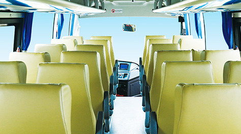 Elektrischer regionaler Durchfahrt-Bus 9m 37 Sitzpendler-Luxusshuttle-Bus