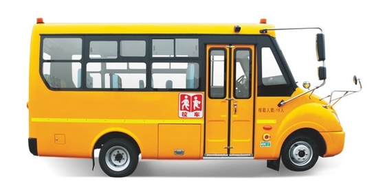 5m 10 - 19 Achsabstand Passagier-Studenten-Shuttle Bus Diesel-Maschinen-68hp 2900mm
