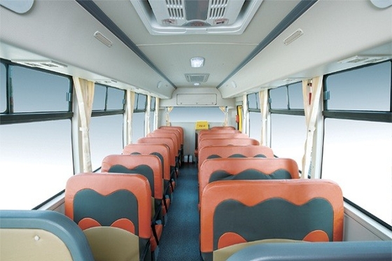 7.9m Student Shuttle Bus 24 - 45 Dieselmotor-gelber Schulbus der Sitz140hp