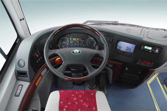 Linker steuernder elektrischer Trainer Buses Sitzer-Touristenbus der 200 - 250KM Kilometerzahlev 34